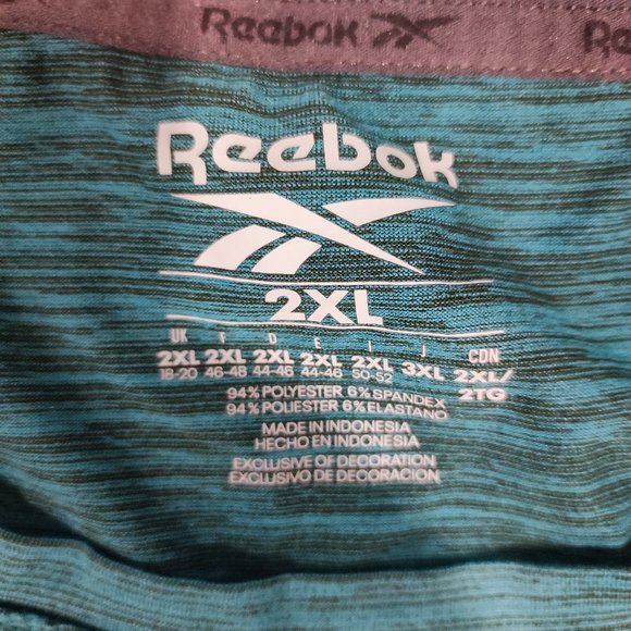 Reebok athletic shirt green men's size 2XL - Picture 4 of 4